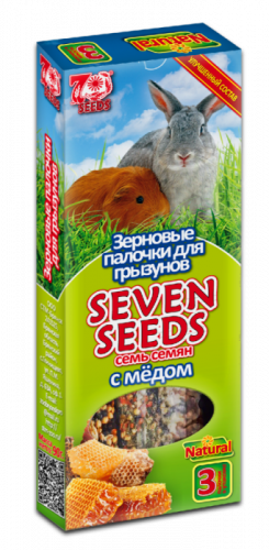 Seven Seeds Палочки для грызунов с медом