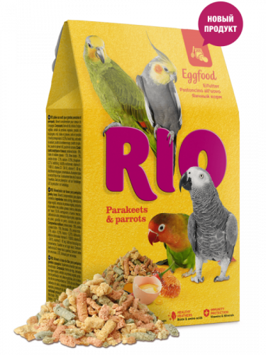 Rio Яичный корм для средних и крупных попугаев, 250 г