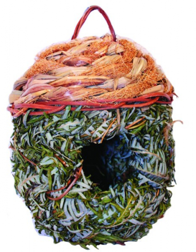 Triol Домик плетеный с круглой крышей для птиц и грызунов 
