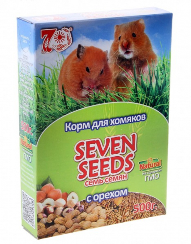 Seven Seeds Корм для хомяков с орехам 500 г.