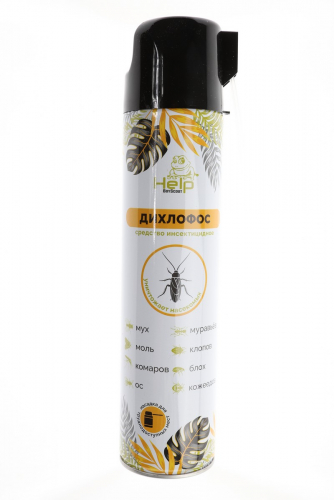 HELP Аэрозоль от ползающих насекомых, инсектицидный 600мл /12шт 80279