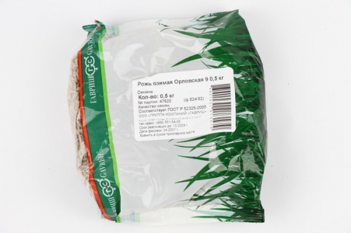 Семена Рожь озимая Орловская 9 (сидерат) 0,5 кг