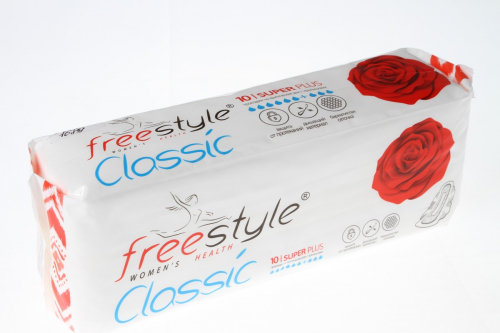 Прокладки FreeStyle Classic SUPER PLUS dry 10шт /36шт