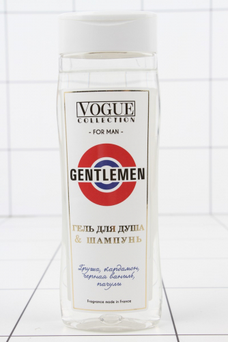 ГЕЛЬ для душа VOGUE Gentleman for men парфюмированный 250мл