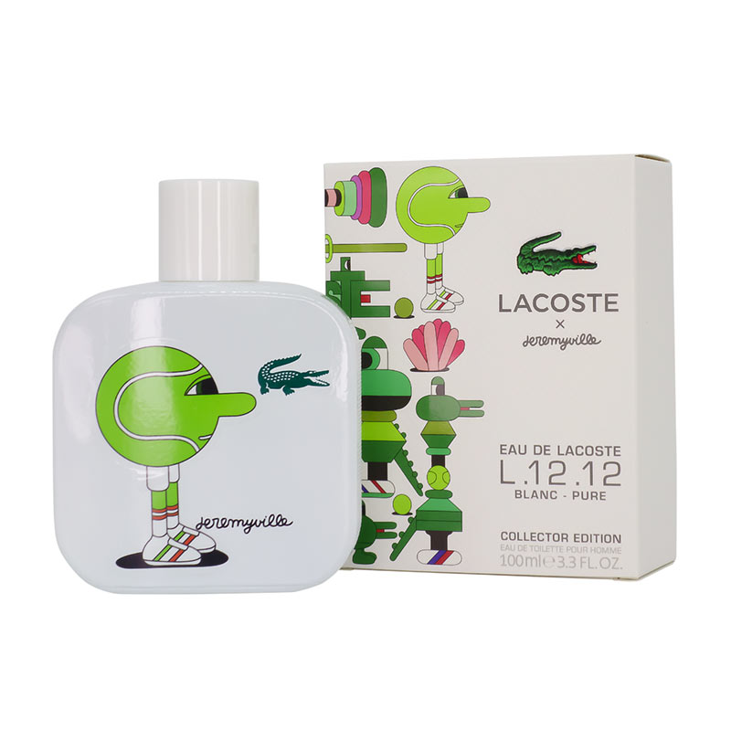 Lacoste eau de lacoste blanc pure. Lacoste l.12.12 Blanc. Lacoste l.12.12 Blanc Pure Collector Edition pour homme x Jeremyville EDT, 100 ml EDT, 90 ml.