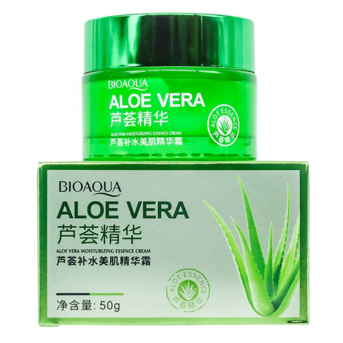 Копия BioAqua Aloe Vera 92% Освежающий и увлажняющий крем-гель для лица и шеи с экстрактом алоэ вера, 50mg.