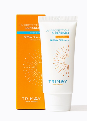 Солнцезащитный крем с коллагеном и аминокислотами TRIMAY UV Protection Sun Cream SPF50+ PA++++ (50 мл)