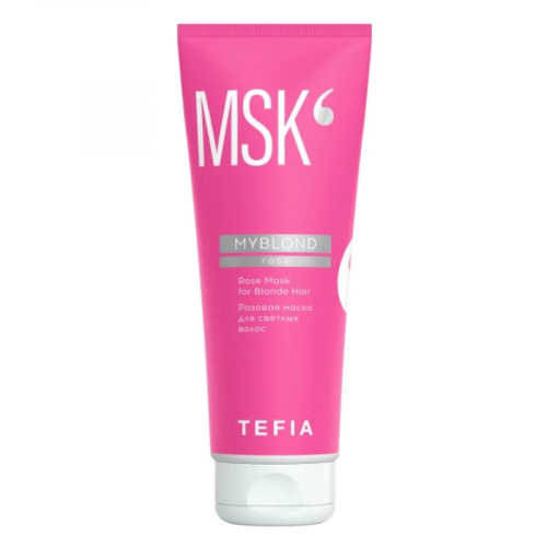 TEFIA Myblond Розовая маска для светлых волос / Rose Mask for Blonde Hair, 250 мл