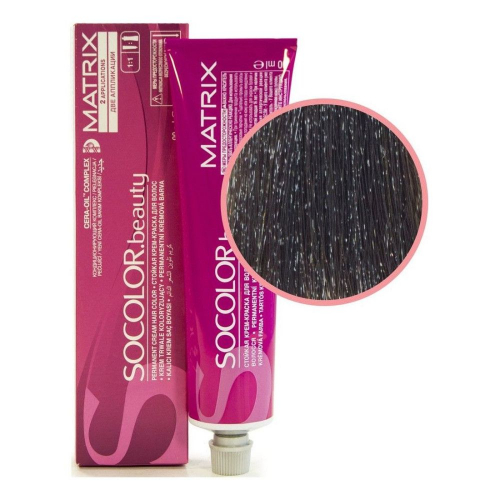 Matrix Крем-краска для волос / Socolor beauty 5MG, светлый шатен мокка золотистый, 90 мл