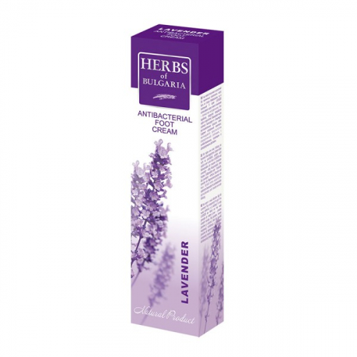 Крем для ног антибактериальный Herbs of Bulgaria Lavender