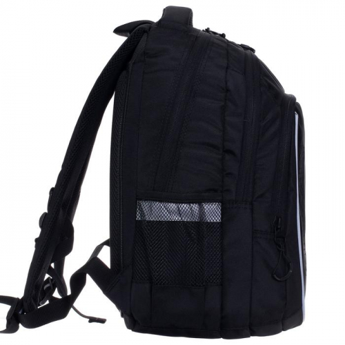Рюкзак школьный, 41 х 27 х 20 см, Grizzly 152, эргономичная спинка, отделение для ноутбука, чёрный RB-152-13