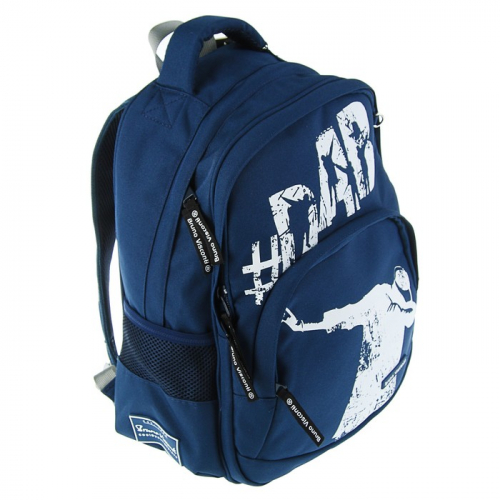 Рюкзак школьный Bruno Visconti, 40 х 30 х 16 см, эргономичная спинка, DAB, синий