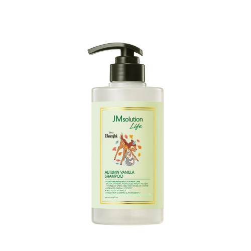 Шампунь для волос с ароматом ванили 500мл JM SOLUTION LIFE DISNEY AUTUMN VANILLA SHAMPOO 500ml