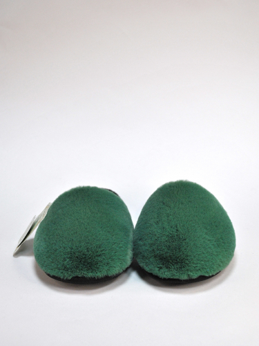 Арт 406 - Тапочки из экомеха зеленые