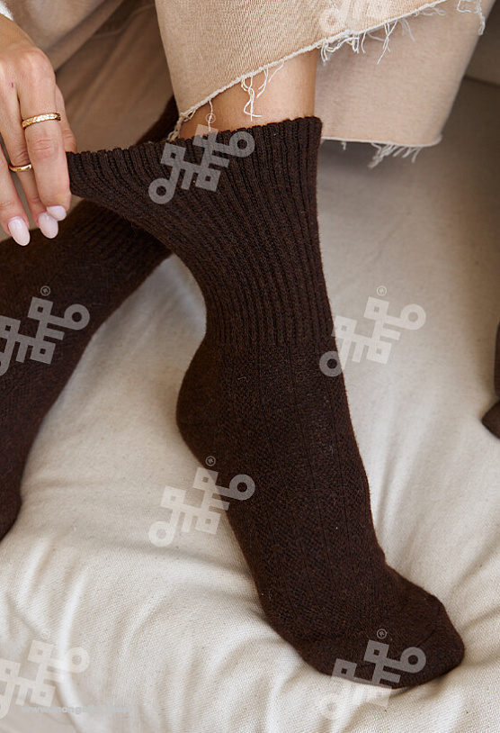 АКЦИЯ! ЦЕНА БЫЛА 350 Р. Носки из монгольской шерсти (арт. 01104)