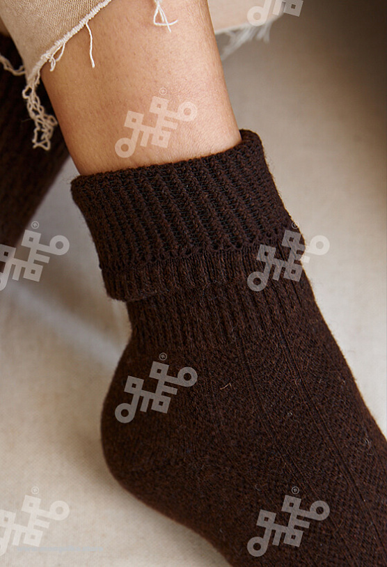 АКЦИЯ! ЦЕНА БЫЛА 350 Р. Носки из монгольской шерсти (арт. 01104)