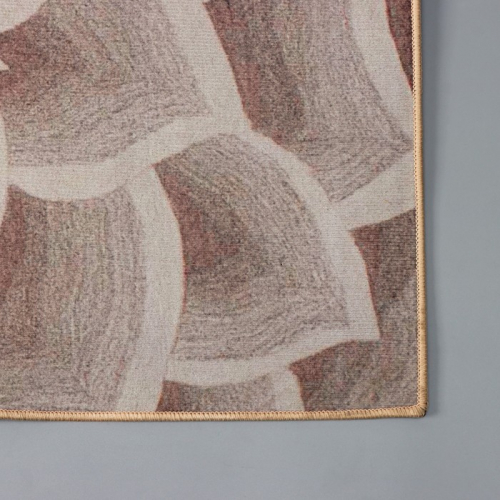 Коврик Доляна «Фло», 60×100 см, цвет серый