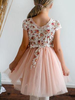 Платье для девочки Розали МТ 21-1 розочки
