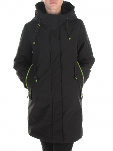 0829 BLACK Куртка демисезонная женская RikA (150 гр.синтепона) размер 42 российский