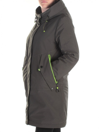 0829 KHAKI Куртка демисезонная женская RikA (150 гр.синтепона) размер 44 российский