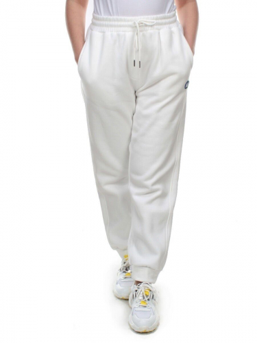 M043 WHITE Брюки спортивные женские на флисе (100% хлопок) 7986 размер M - 44/46 российский