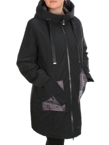 BM-12 BLACK Куртка демисезонная женская АЛИСА (100 гр. синтепон) размер 48
