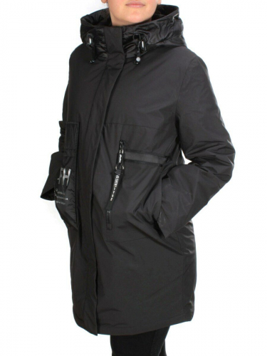 BM-07 BLACK Куртка демисезонная женская (100 гр. синтепон) размер 50