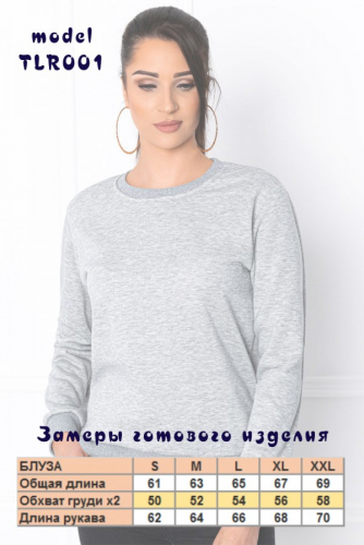 Толстовка OMBRE TLR001 szara