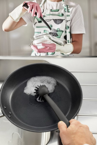 Щетка для мытья посуды RINNIG серый