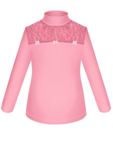 Школьная розовая блузка для девочки 7732-ДШ17