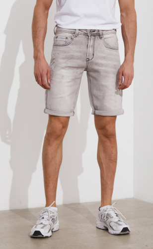 Шорты мужские джинсовые P311-0980 светло-серые