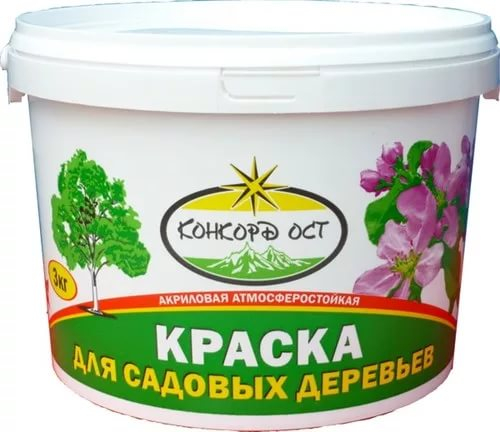 Садовая краска  для деревьев акриловая ВД-АК ведро 1,5 кг 10 штук/место