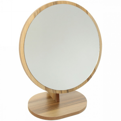 Зеркало настольное в деревянной оправе 
