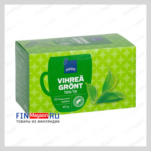 Зеленый чай Rainbow vihrea 20пак