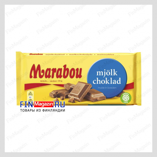 Шоколад молочный Marabou 200 гр