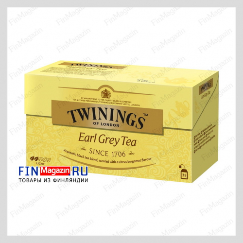 Чай с бергамотом Twinings 25пак x2гр Earl Grey