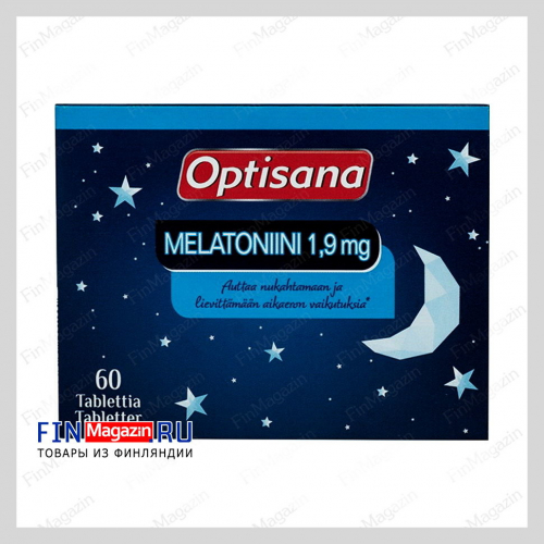 Мелатонин для сна OPTISANA MELATONIINI 1,9мг 60 таб