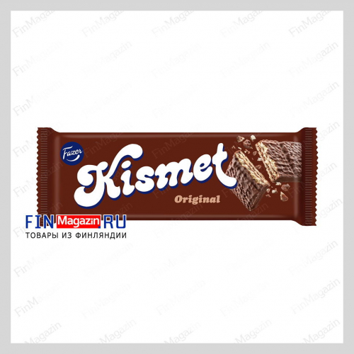 Шоколадно-вафельный батончик Kismet с нугой 55 гр