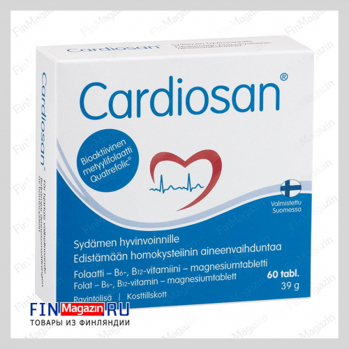 Витамины для сердца CardioSan 60 таблеток Hankintatukku