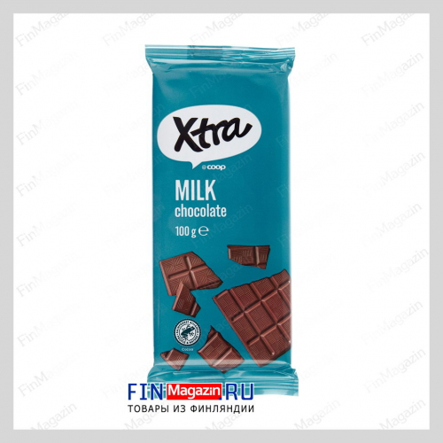 Шоколад молочный X-tra 100 гр