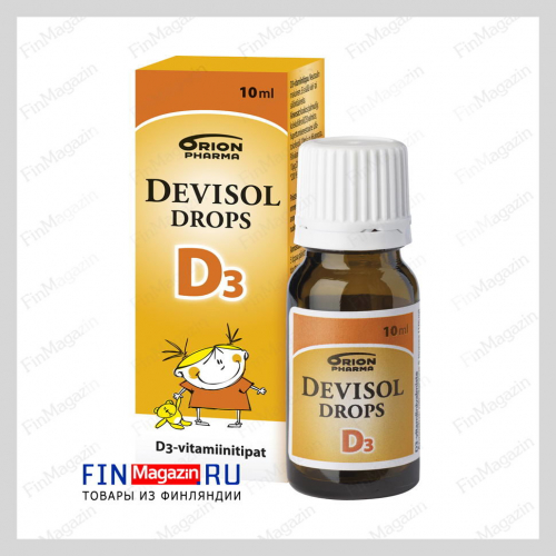 Капли с витамином D3 для детей DeviSol Drops 10 мл ( Девисол )