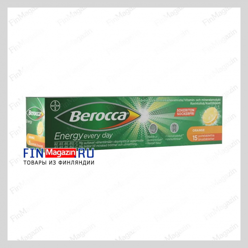 Шипучие таблетки В комплекса Berocca Orange 15 шт Bayer