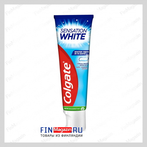 Зубная паста Colgate Max Sensation White (бережное отбеливание) 125 мл