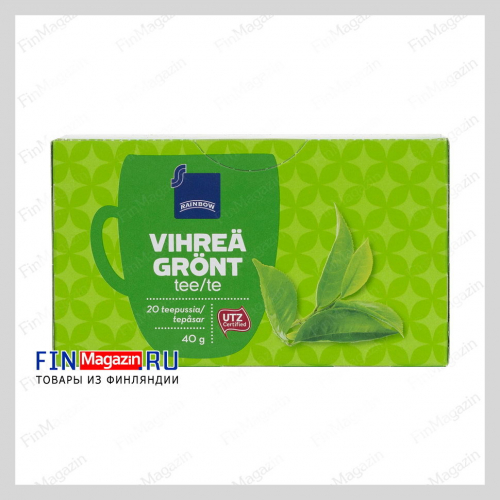 Зеленый чай Rainbow vihrea 20пак