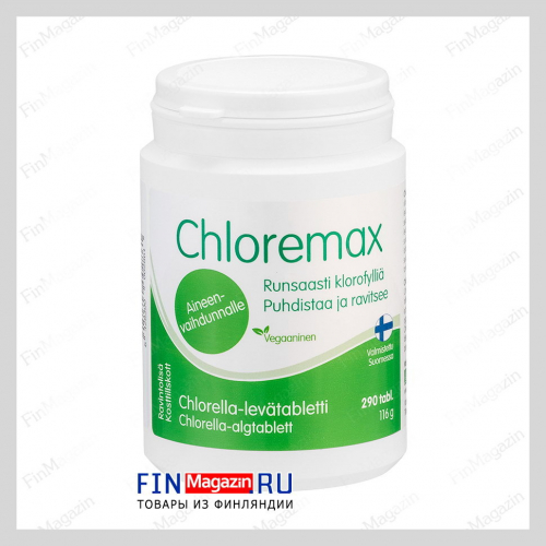 Препарат из морских водорослей Хлорелла для похудения Chloremax 290 таблеток Hankintatukku