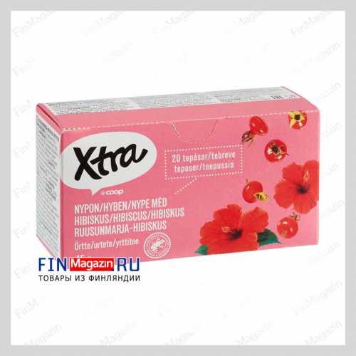 Чай из шиповника с гибискусом X-tra 20 шт