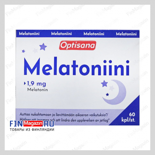 Мелатонин для сна OPTISANA MELATONIINI 1,9мг 60 таб