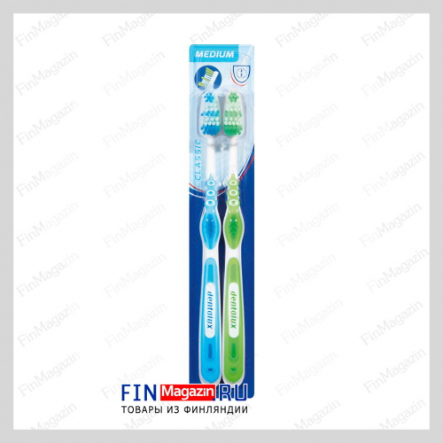 Зубная щётка Dentalux Medium - средняя (2шт)