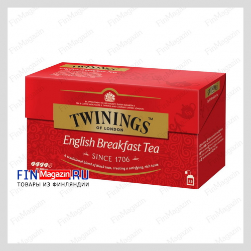 Чай черный Twinings английский завтрак 25пак