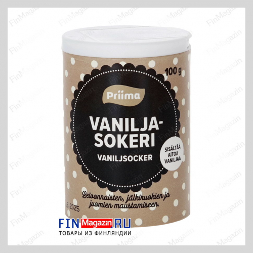 Сахар ванильный PRIIMA Vaniljasokeri 100 гр